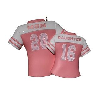 Hallmark 2016 Mom & Daughter Sport Jersey Christmas Ornament NO BOX